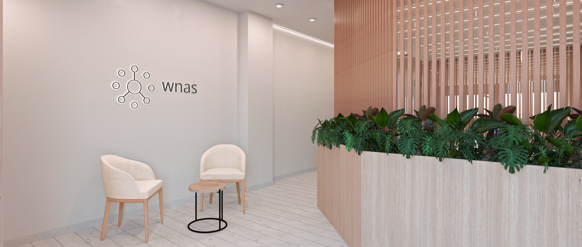 Despacho corporativo moderno del proyecto Oficinas WNAS